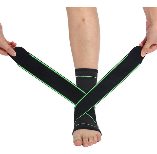 1 Par De Tobilleras De Tejido 3d For Deportes De Ejercicio