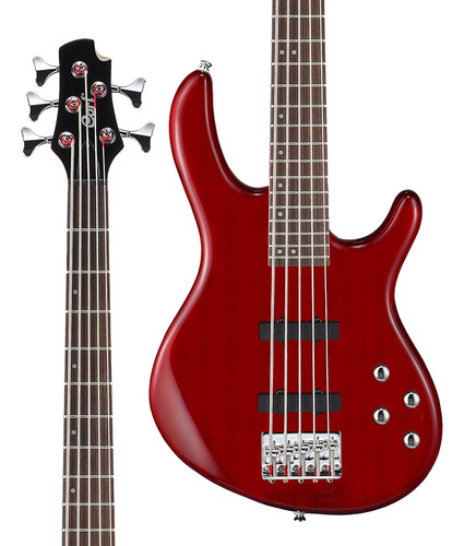 Contrabaixo Ativo Cort Action Bass V Plus Tr 5 Cordas