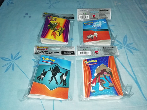 Mini Binders Originales De Pokémon Porta Cards No Taps Chipy
