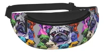 Comprar Riñonera Dujiea, Colorida, De Perros Carlinos, Divertida, Ri