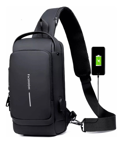 Bolso Mochila Antirrobo Manos Libres Impermeable Puerto Usb