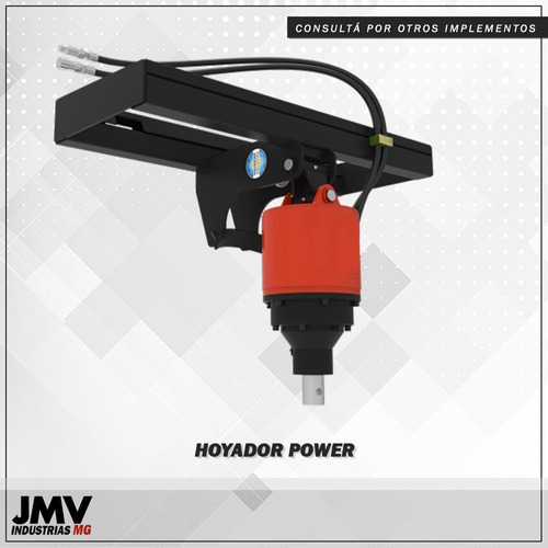 Implemento Jmv Hoyador Power Hp450para Minicargadora