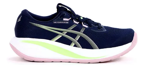 Tênis Asics Gel Cumulus Escuro Retorno Energia Leve Azul Azul 35 Br