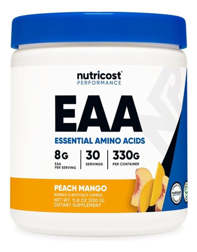 Original Nutricost Polvo Eaa, 30 Ser, Aminoacidos Esenciales