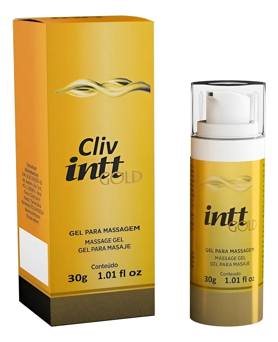 Gel Anestésico Cliv Intt Gold Extra Forte Dessensibilizante Anal 30g Lubrificante Íntimo