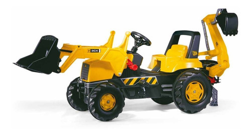 Rolly Toys Tractor De Pedales Jcb Trac Loader 812004 Color Amarillo