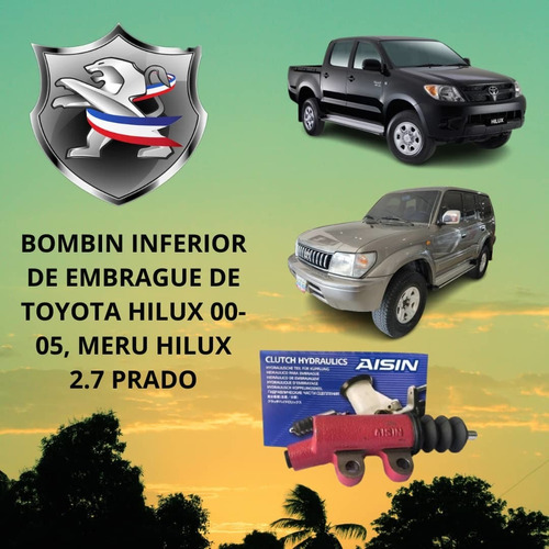 Bombin Inferior De Embrague Hilux Meru 2.7 Prado S Tienda F