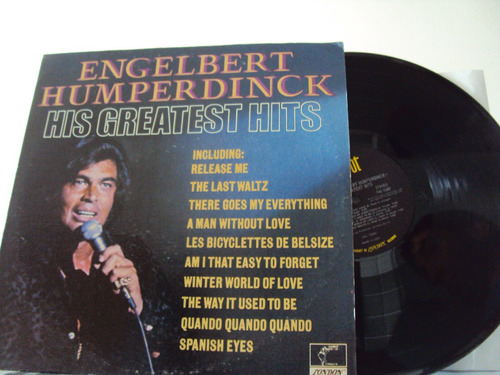 Vinilo Lp 203 Engelbert Humperdinck His Greatest Hits