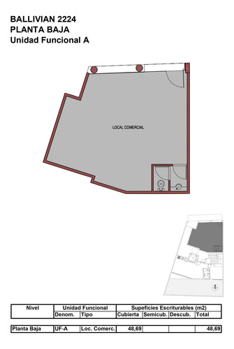 Venta Obra Monoambiente Villa Ortuzar Ac Amenities