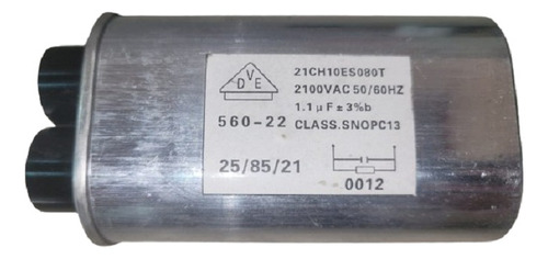 Capacitor Microondas Varias Marcas 1.1 Mf Uf