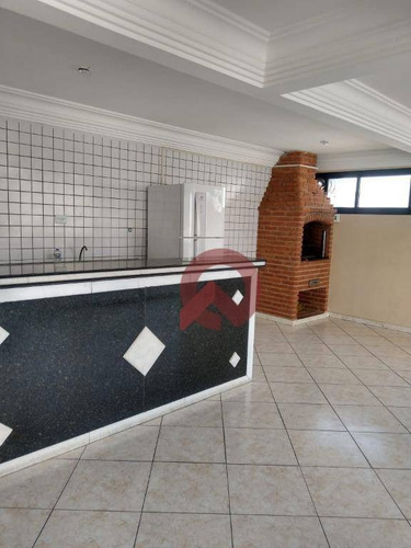 Imagem 4 de 22 de Apartamento Com 2 Dormitórios À Venda, 89 M² Por R$ 380.000,00 - Vila Guilhermina - Praia Grande/sp - Ap3086