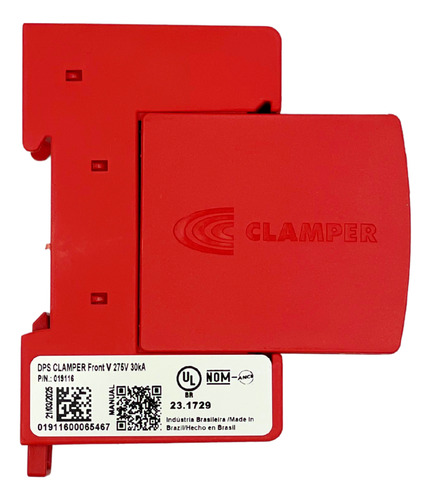 Protetor De Surtos Dps Front V Clamper 275v 30ka Anti Raios