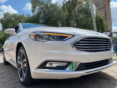 Imagen 1 de 14 de Ford Fusion Titanium Ecoboost Blanco 2018 At Dakkar Autos