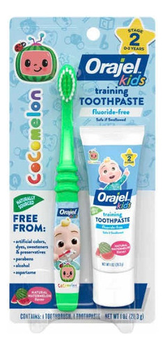 Orajel Pasta Dientes Entrenamiento Niños Cocomelon +cepillo