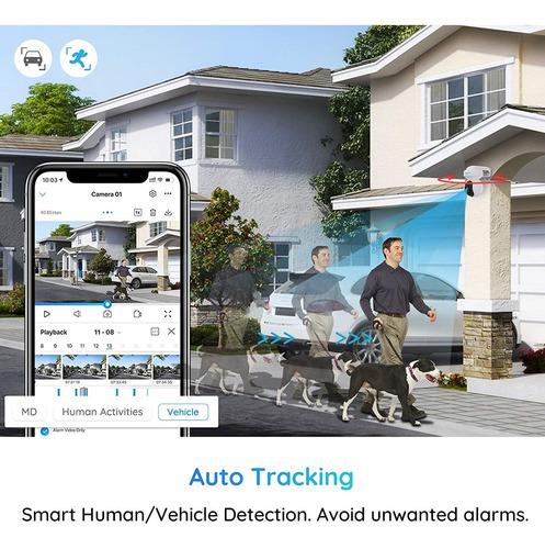 Cámara De Seguridad Wifi De Seguimiento Automático Reolink E