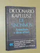Comprar Diccionario Kapelusz De Sinónimos - Ed. Kapelusz