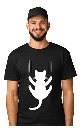 Camiseta C/estampado De Gatos/cats Tallas Xl Cleen Alexer