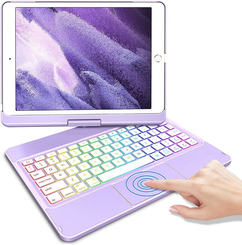 Funda Con Teclado Touchpad Para iPad 2021 De 9ª Gen