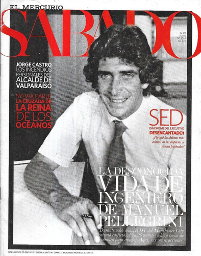 Revista Sábado 825 / 12-08-14 / Manuel Pellegrini