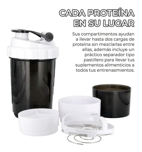Kit De Dos Piezas Termo Deportivo Con Tapa Sellable Y Shaker