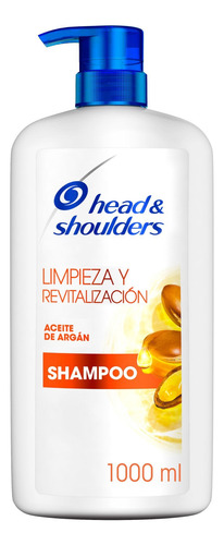 1 Shampoo Head & Shoulders 1000ml Limpieza Y Revitalización