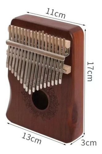 Imagen 4 de 7 de 17 Teclas Kalimba, Pulgar, Piano Africano
