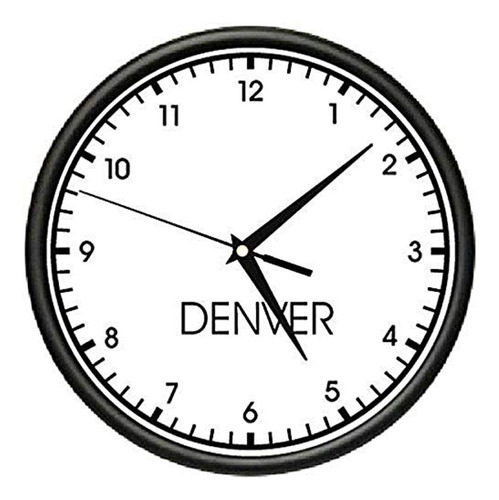 Beagle Denver Wall Zona Horaria Mundial Reloj Oficina Negoci