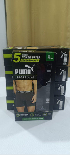 5 Pack Boxer Brief De Colores Marca  Puma