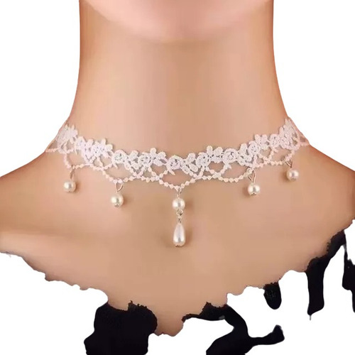 Gargantilla Collar De Encaje Sexy Accesorio Joyeria Mujer