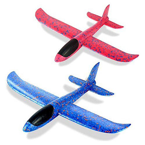 Anjeeiot Foam Airplane Glider Toys For Kids, 3 Flight Mode G