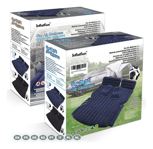 Colchón De Automóvil Inflable, Cama De Automóvil Para Asient