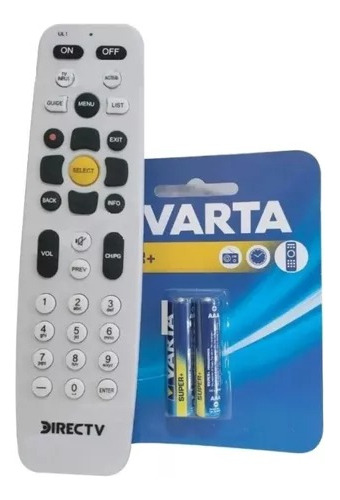 Imagen 2 de 9 de Control Remoto Directv Original Linea Nueva Año 2020/2021
