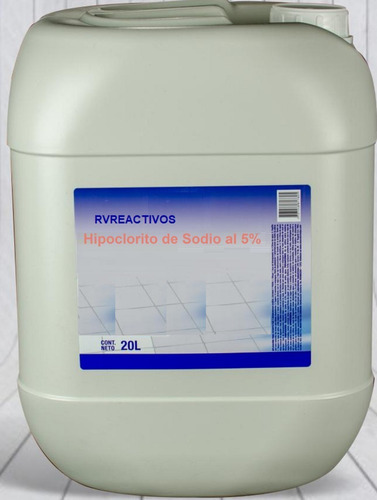 Hipoclorito De Sodio Al 5% Garrafa 20 L - L a $3000