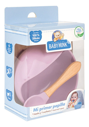 Set De Alimentación Mi Primer Papilla Baby Mink Para Bebé