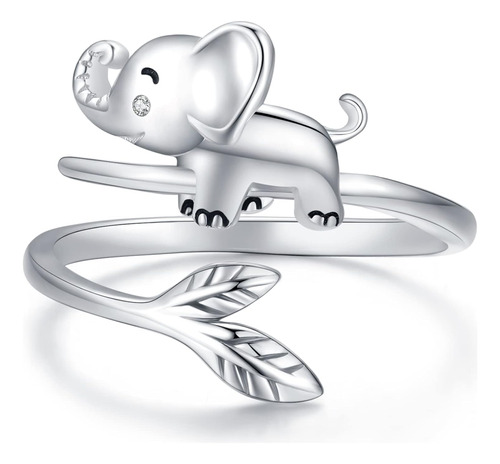 Pandakoala Ring 925 Sterling Silver Cute Animal Ring Adjusta