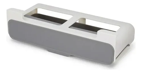 Especiero Plegable Organizador 6 Frascos Cocina Estante Blanco Y Gris