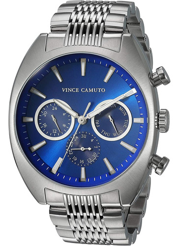 Reloj Hombre Vince Ca Vc/1040bls Cuarzo Pulso Plateado Just 