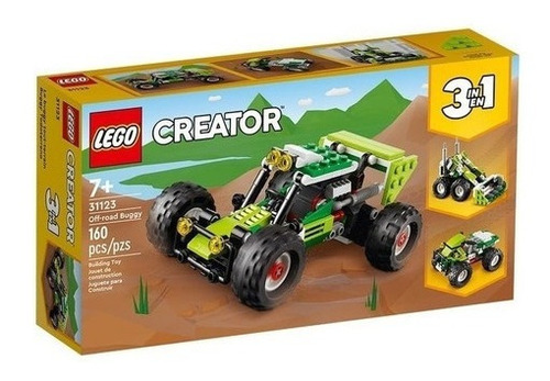 Set De Construccion Lego Creator 3en1 Buggy Todoterreno  31123 - 160 Piezas En Caja