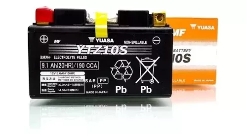 BATERÍA DE ALTO RENDIMIENTO PARA MOTO (12V 5Ah): YUASA-YTZ6V japan motors