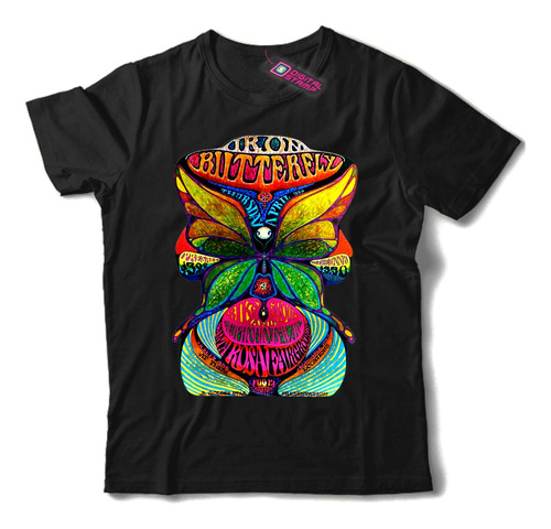 Remera Iron Butterfly Mb55 Dtg Premium