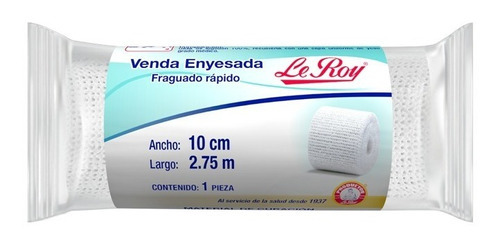 Venda Enyesada Grado Medico Inmovilizacion Leroy 10cm