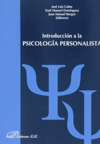 Libro Introducción A La Psicología Personalista De Juan Manu