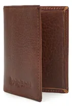 Comprar Tarjetero Cuero Billetera Porta Tarjetas Documentos Briganti Color Marrón