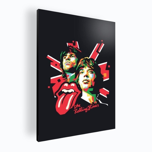 Cuadro Decorativo Mural Poster The Rolling Stones 42x60 Mdf