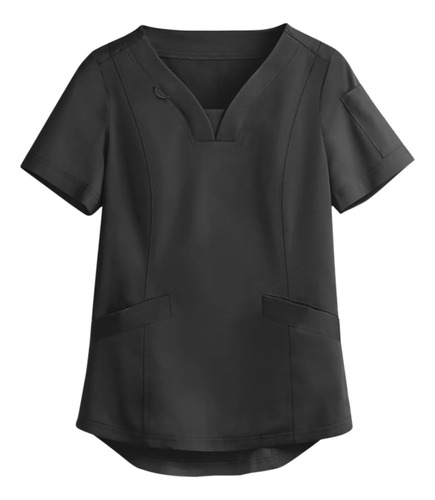 Camiseta Uniforme Para Mujer, Cuello En V, Uniforme De Spa,