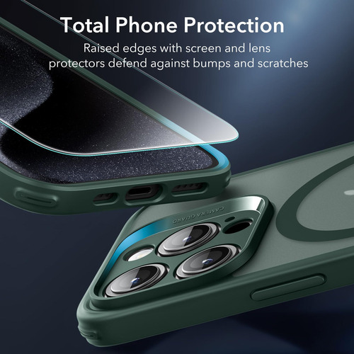 Conjunto De Capas Esr Para iPhone 15 Pro Max Com Protetor De
