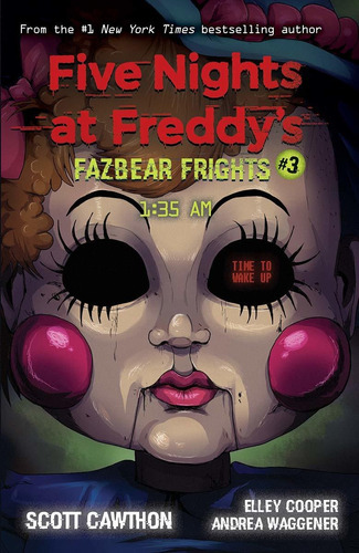 1:35am (Five Nights at Freddy's: Fazbear Frights #3), Volume 3, de Scott Cawthon. Editorial Scholastic Inc., tapa blanda, edición 2020 en inglés, 2020