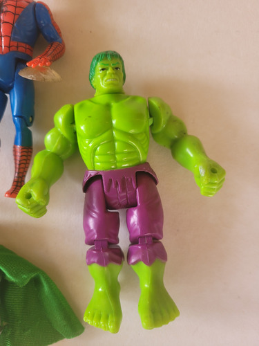 Marvel Super Hero Toybiz Vintage 90s Spiderman Ironman (Usado)