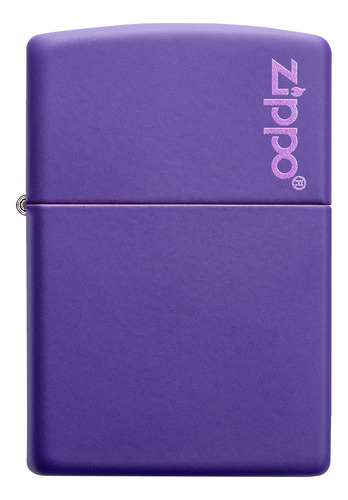 Imagen 2 de 10 de Encendedor Zippo Lighter Classic Purple Matte Zippo Logo