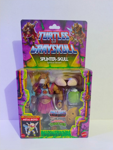 Tmnt Turtles Of Grayskull Splinter Skull (Usado)